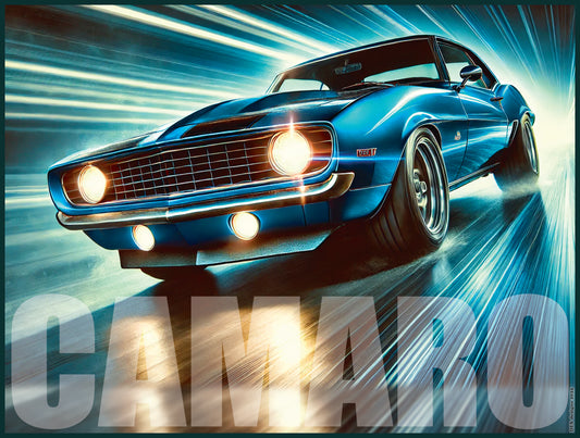 Classic Camaro Inspired Poster