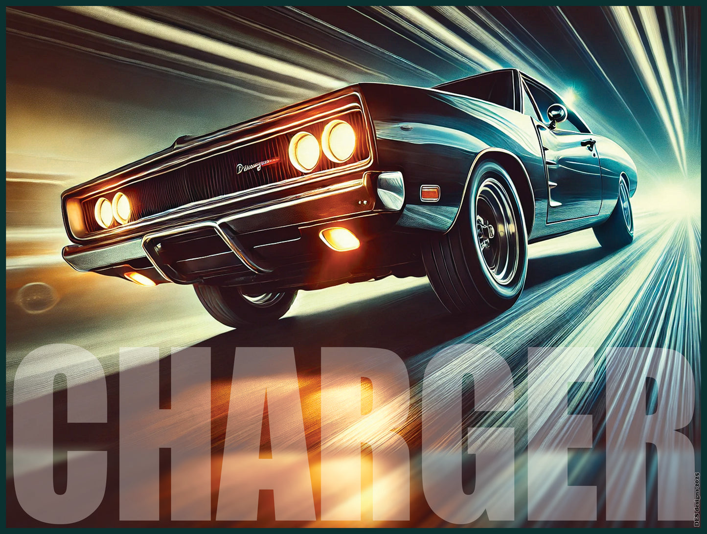 Classic Charger Inspired Poster