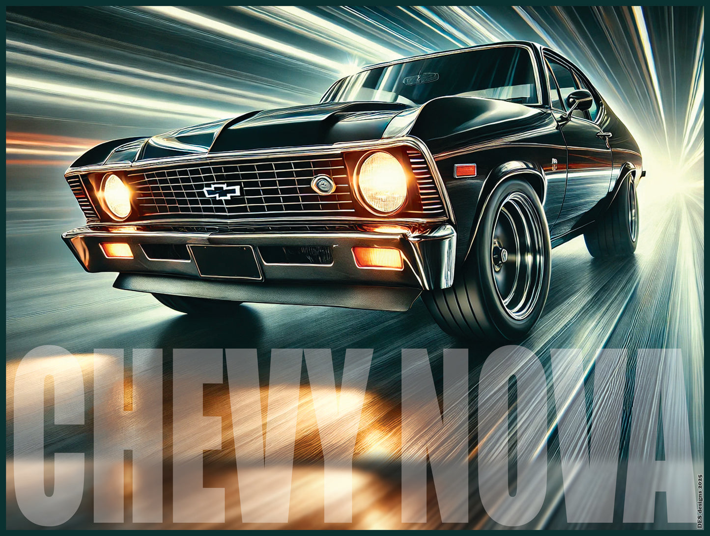 Classic Chevy Nova Inspired Poster