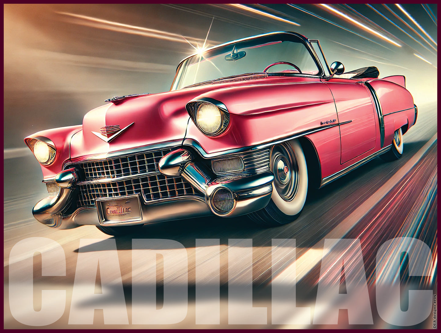 Classic Cadillac Inspired Poster