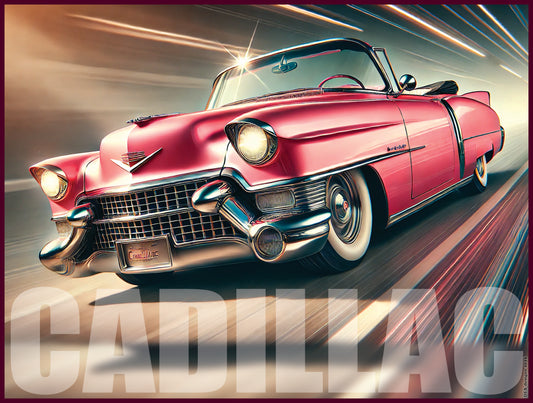 Classic Cadillac Inspired Poster