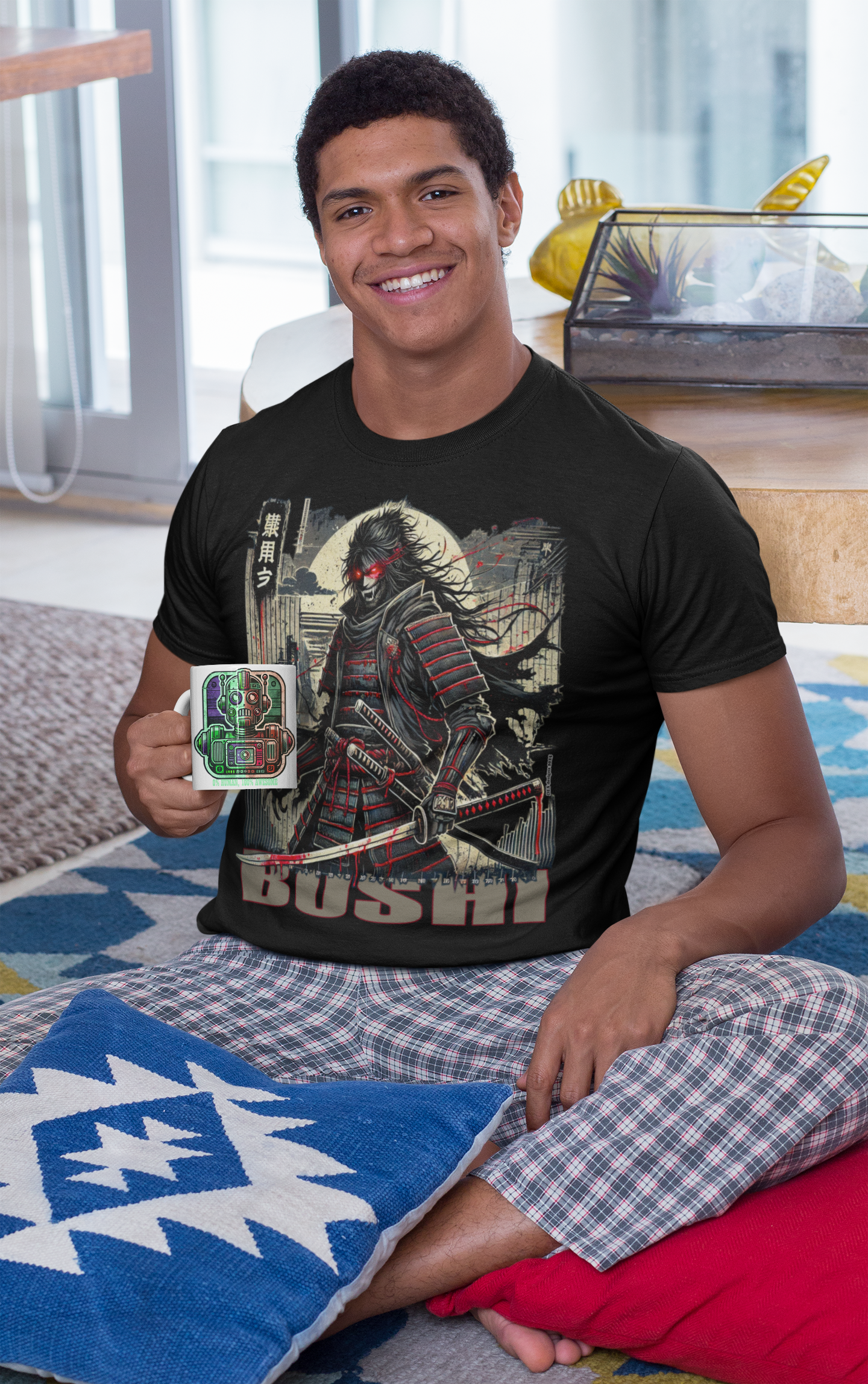 Bushi Warrior Vamp - Unisex Short Sleeve T-Shirt